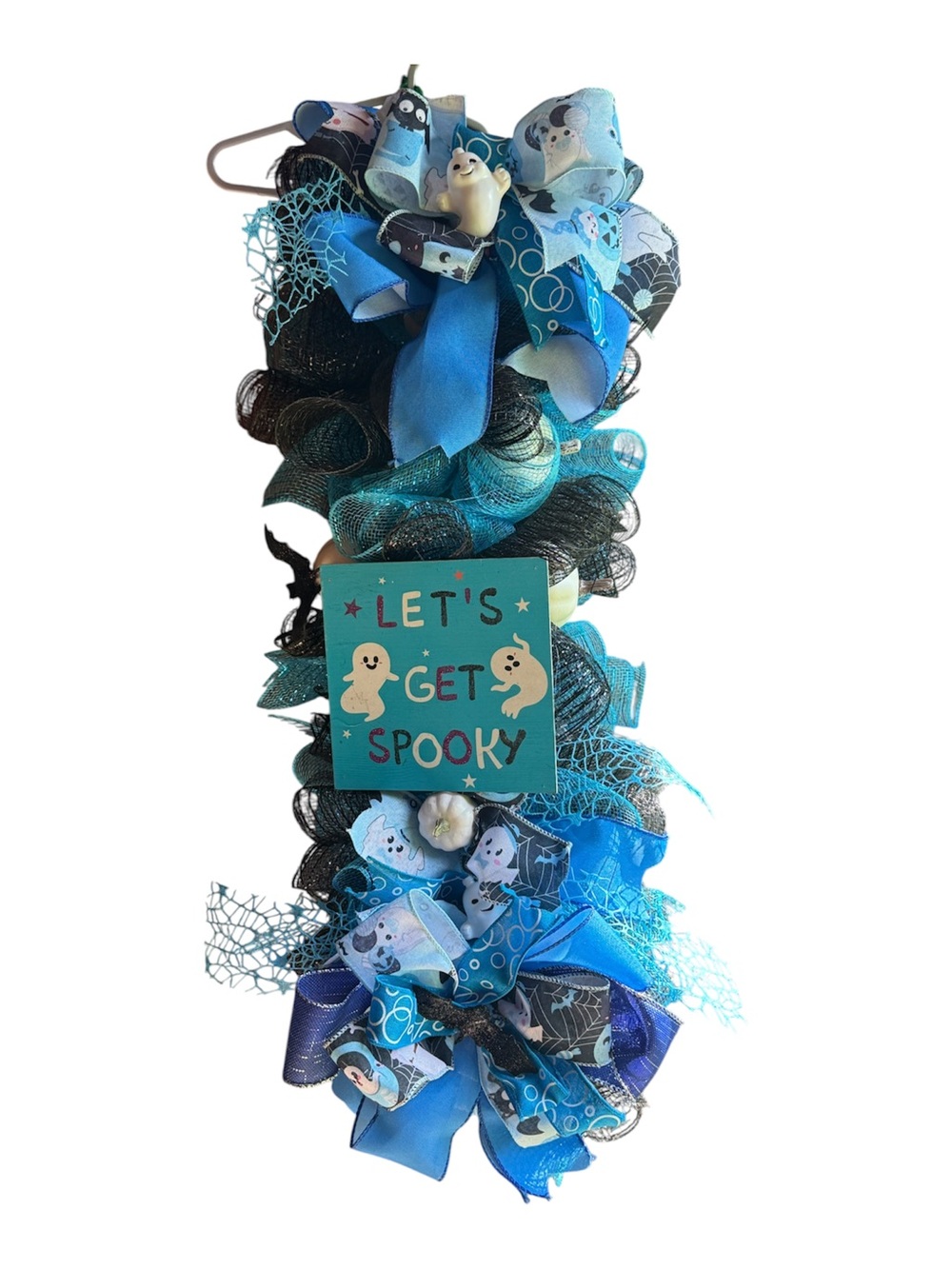 Let’s Get Spooky Blue Halloween Pet Decor